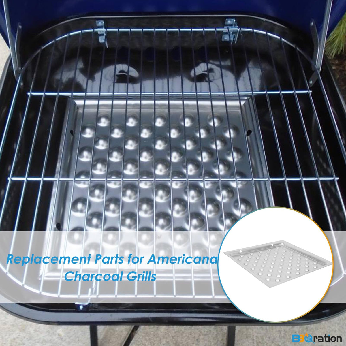 Charcoal Grill Ash Pan Replacement Parts T6878
