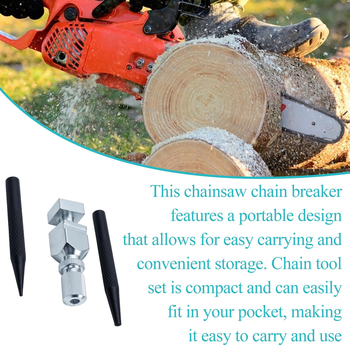 Pocket Chainsaw Chain Breaker Tool Kit Q192