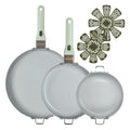 7 Piece Ceramic Nonstick Cookware Set D566365