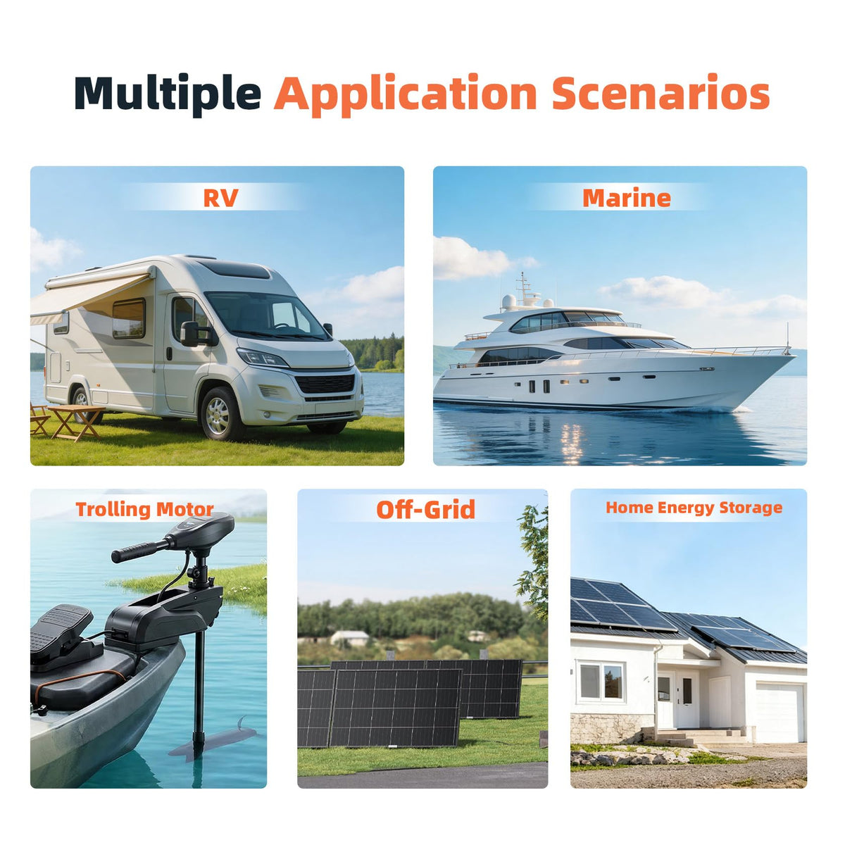 24V 200Ah LiFePO4 Lithium Battery M534032