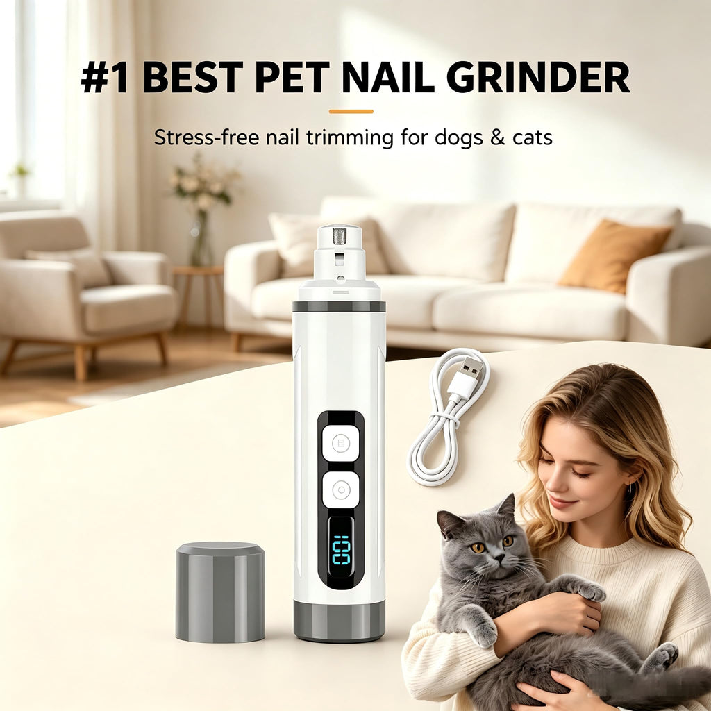 3-Speed Dog & Cat Nail Grinder with LED Light O58133