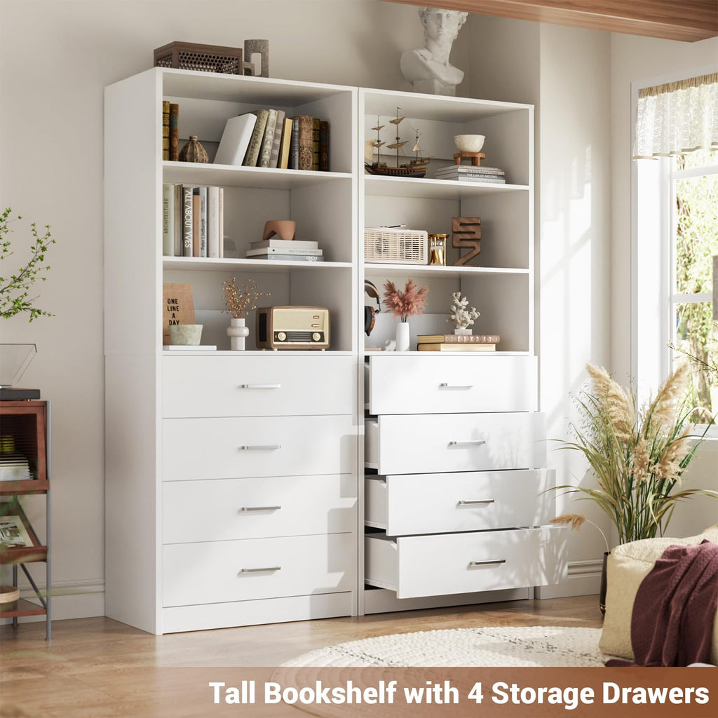 Wood Closet Organizer with 4 Drawers F49096