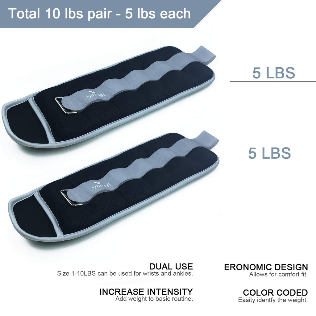 Ankle Wrist Weights Set with Adjustable Strap F4093