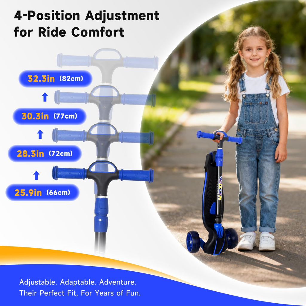 Kids 3-Wheel Foldable Kick Scooter S826