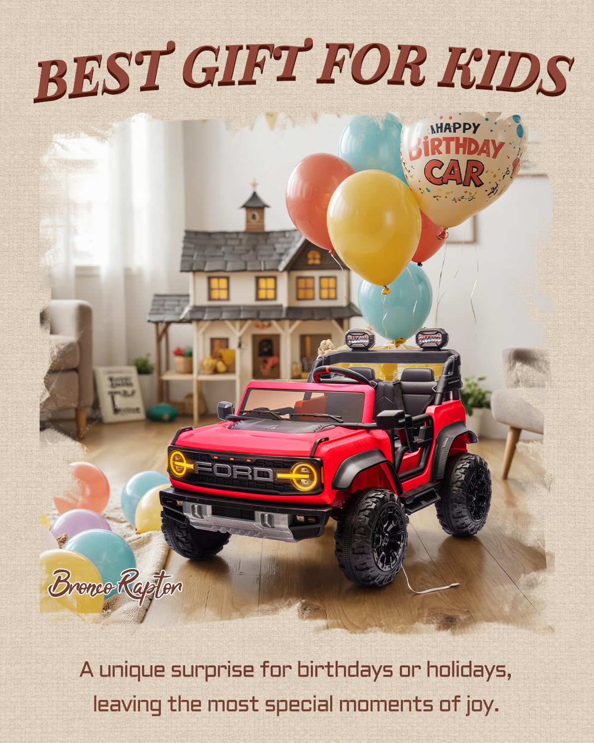 24V 2 Seater Kids Electric Ride on Truck with Remote Control N97736