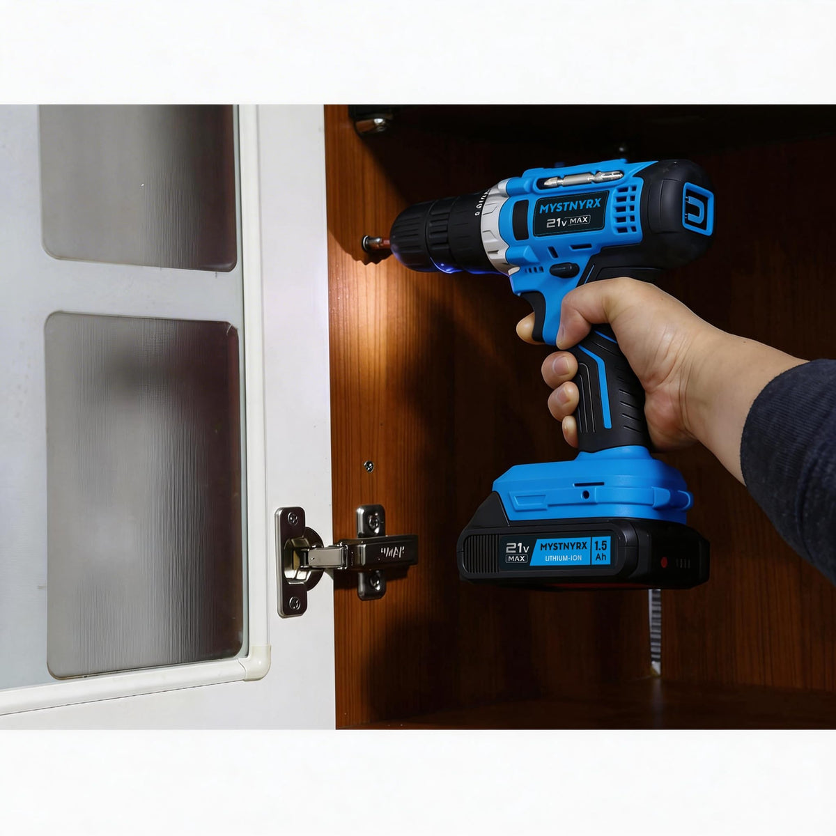 21V Max Cordless Drill Driver Kit with 2 Batteries R471