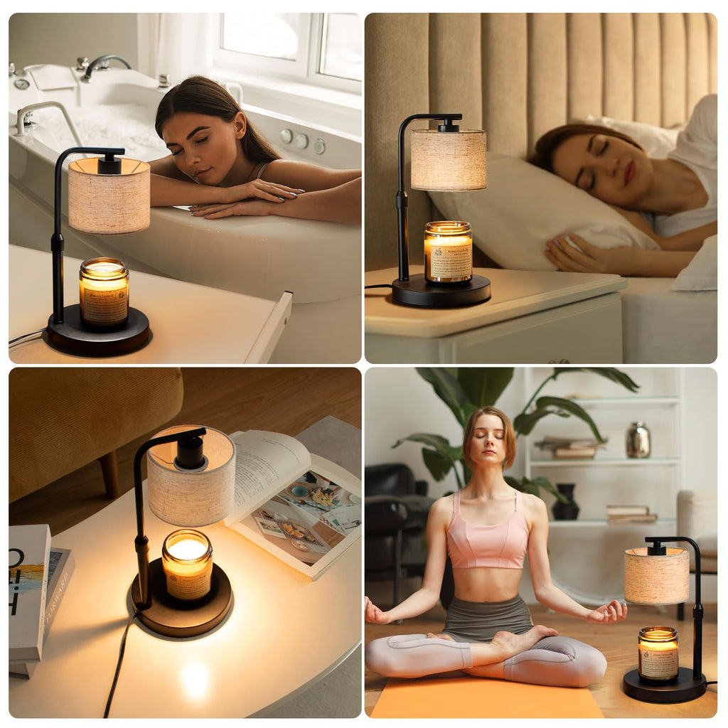 Dimmable Candle Warmer Lamp with Timer S842712