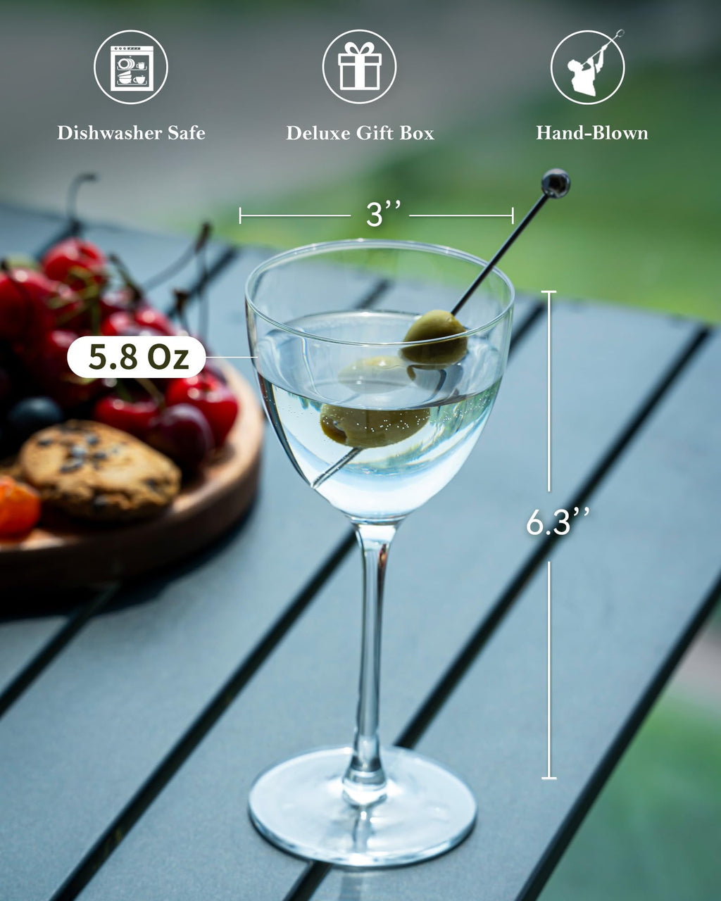 Set of 2 Cocktail Glasses W340