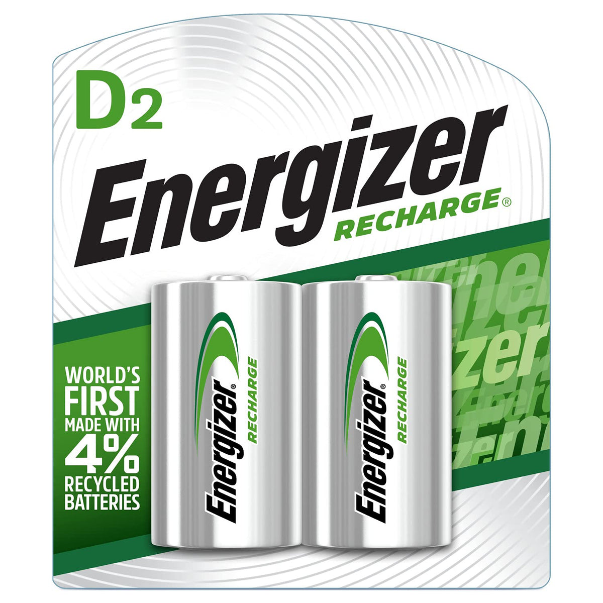 Rechargeable C and D Batteries 4 Count Z64748