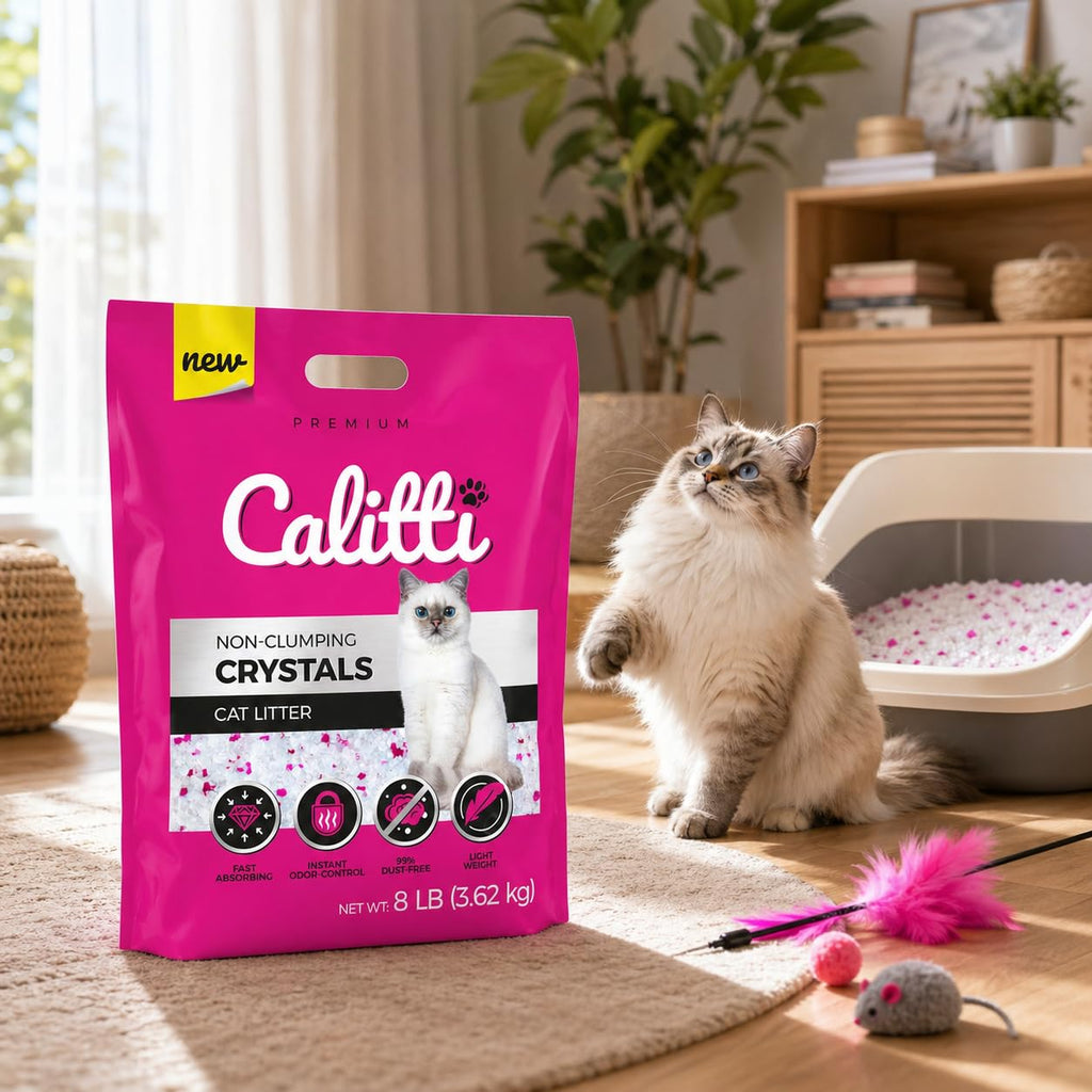 Unscented Dust Free Silica Gel Cat Litter 8 lb Bag R511