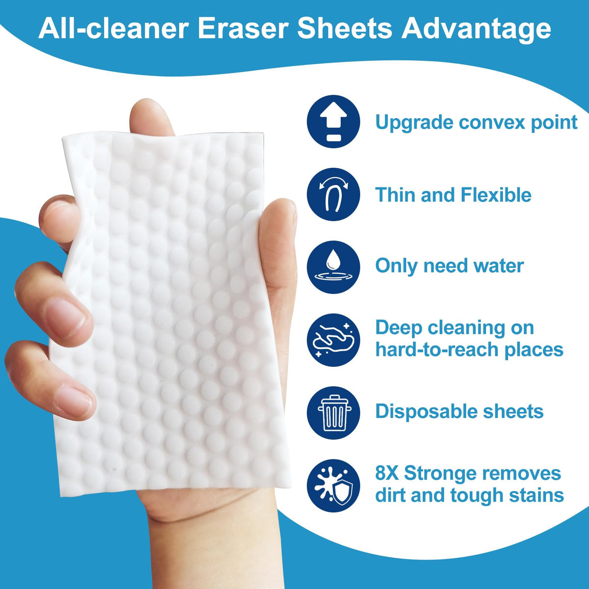 52 PCS Magic Sponge Eraser Sheets Y24029