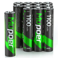 Rechargeable AAA Batteries 12 Pack 1100mAh NiMH 1.2V G7333