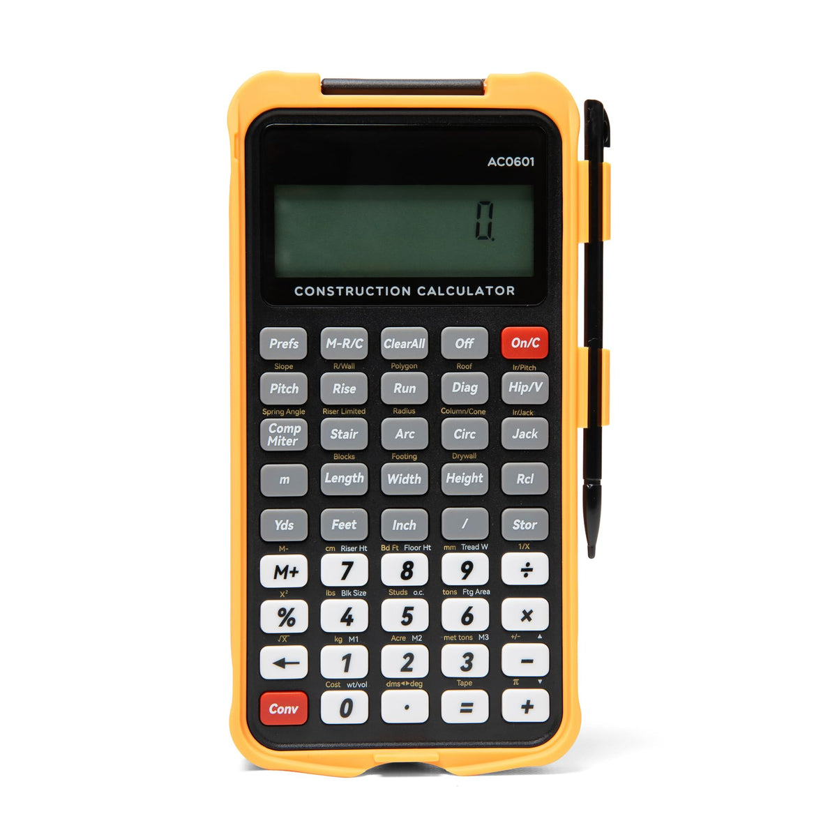 Construction Calculator with Writing Tablet, Feet Inch Fraction A527752