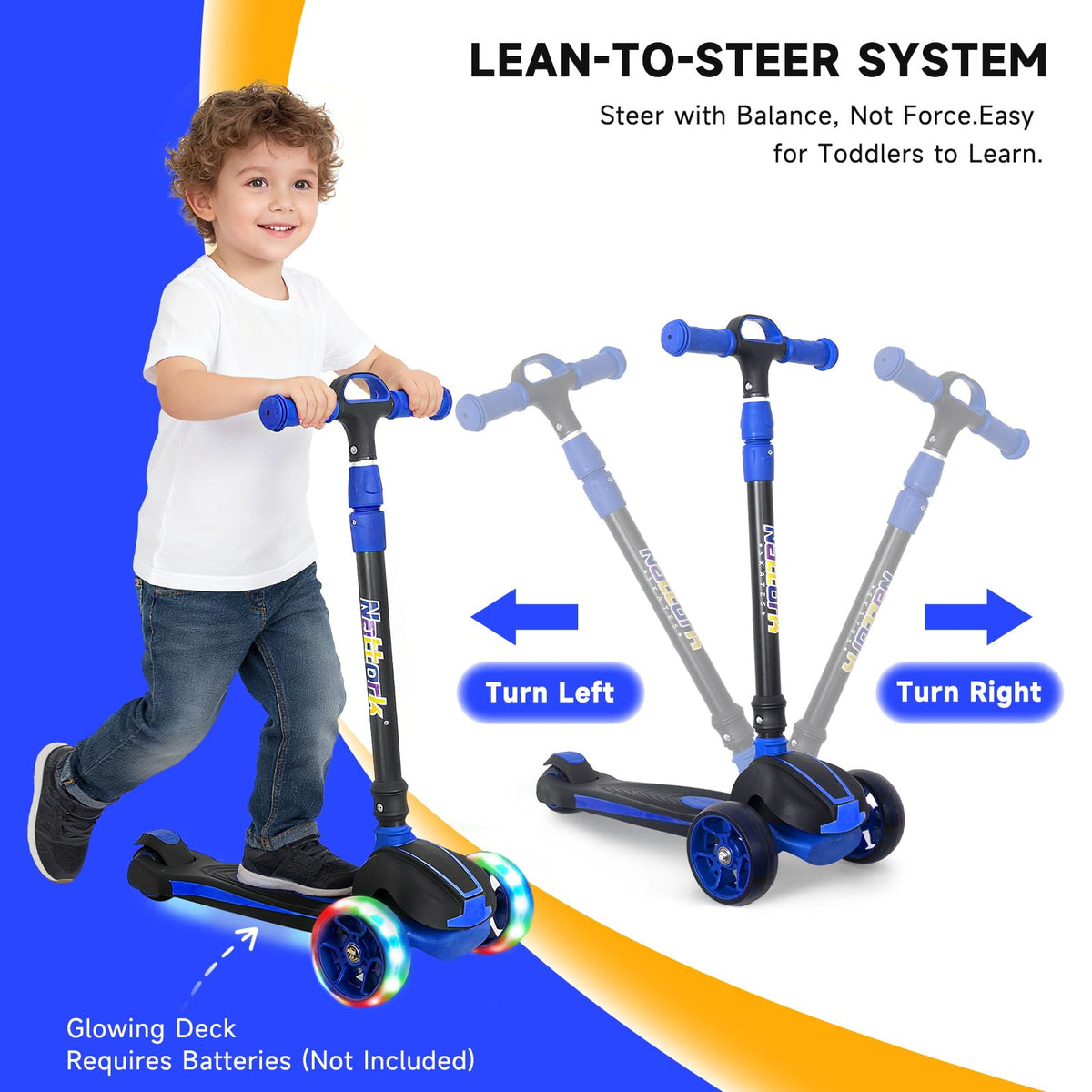 Kids 3-Wheel Foldable Kick Scooter S826
