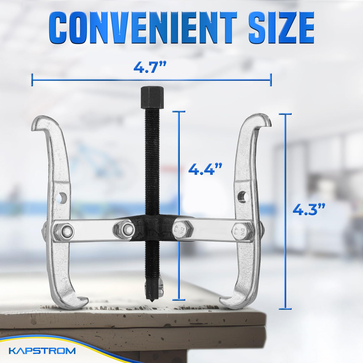 3-Jaw Gear Puller CR-V Steel B1923
