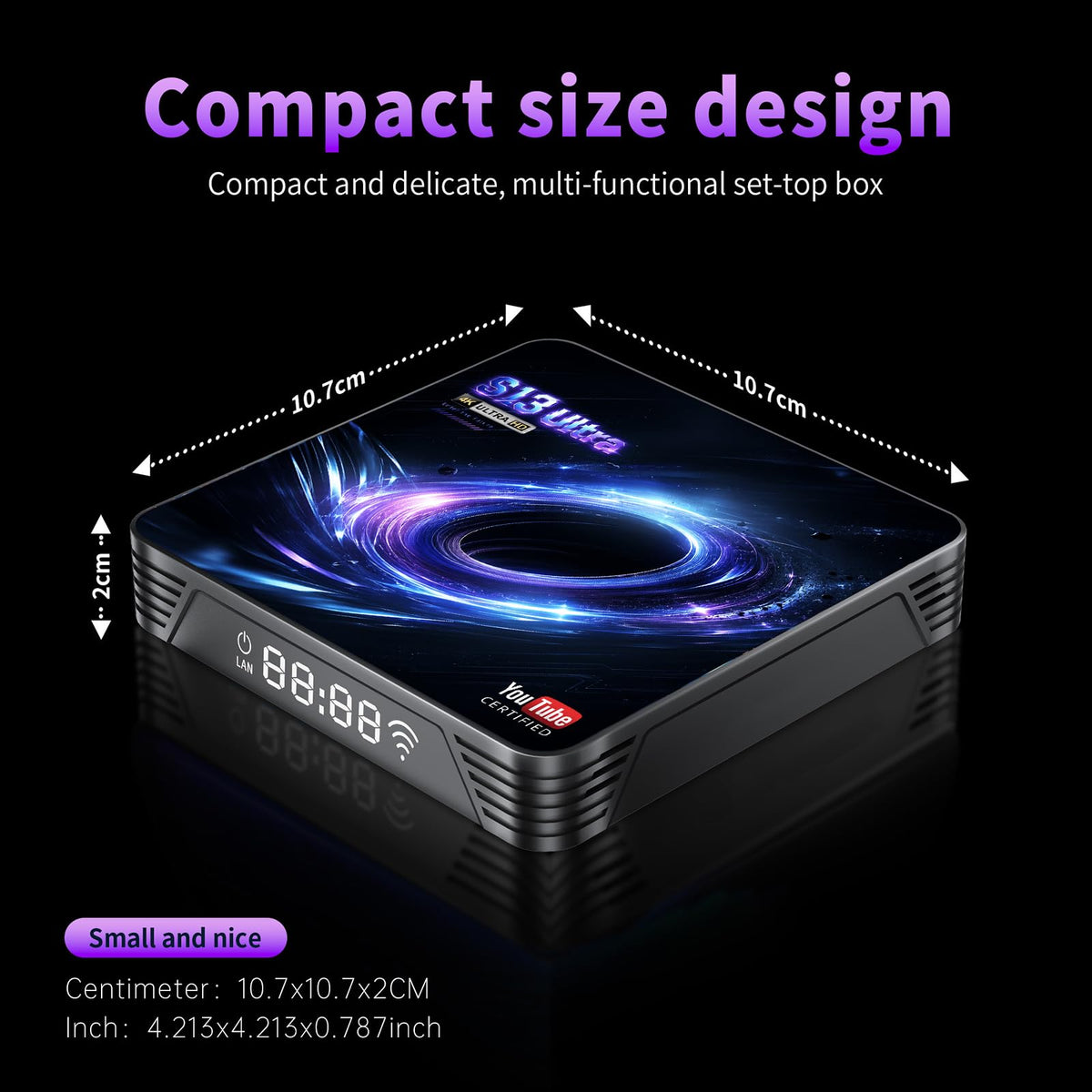 Android TV Box 4K Streaming Device S3773