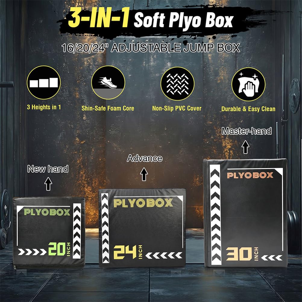3-in-1 Foam Plyo Box U963