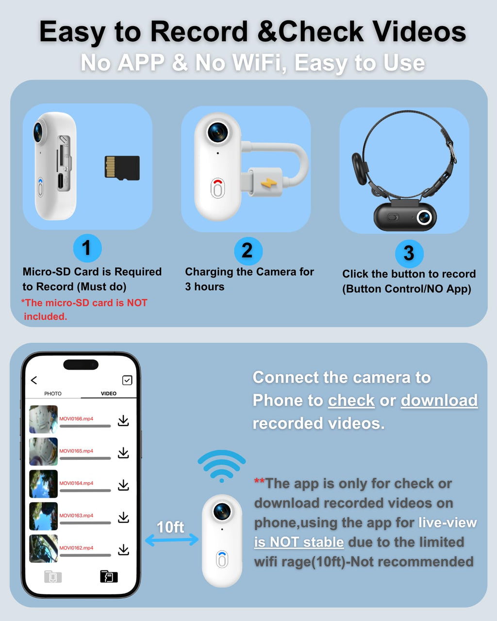 Cat Camera Collar with Location Tracker P6641