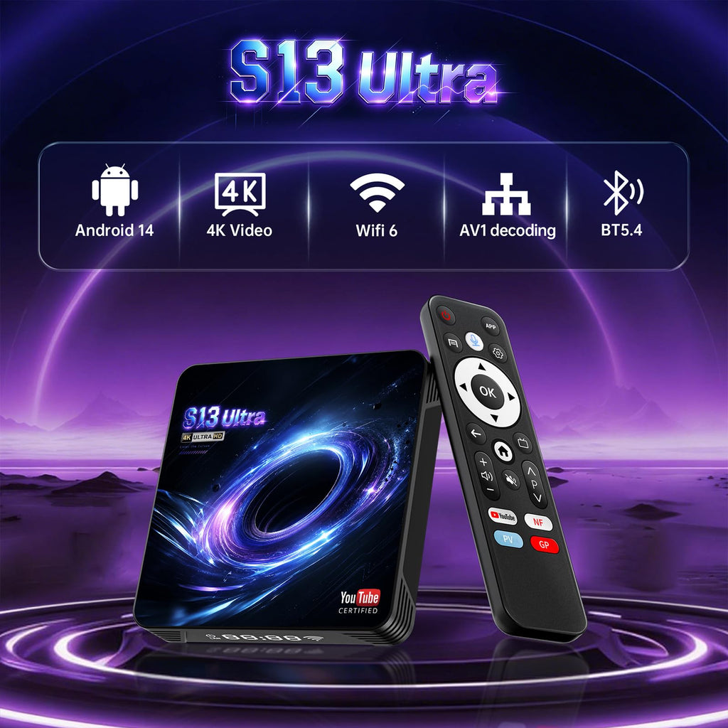 Android TV Box 4K Streaming Device S3773