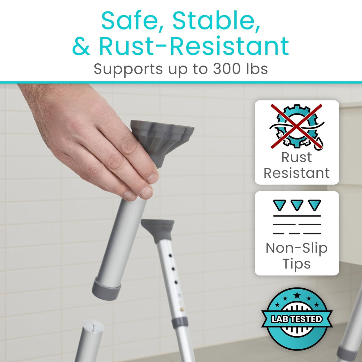 U-Shaped Shower Chair with Arms E669