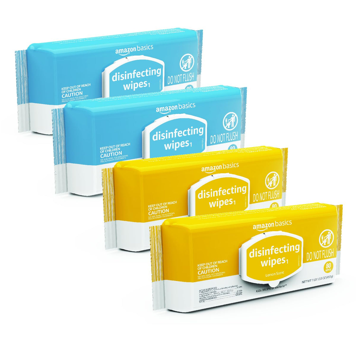 Lemon & Fresh Air Scent Multi-Surface Disinfecting Wipes 320 Count U499719