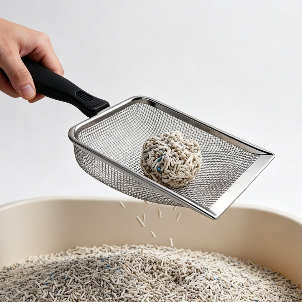 Stainless Steel Mesh Cat Litter Scoop 2.8mm Hole Z550