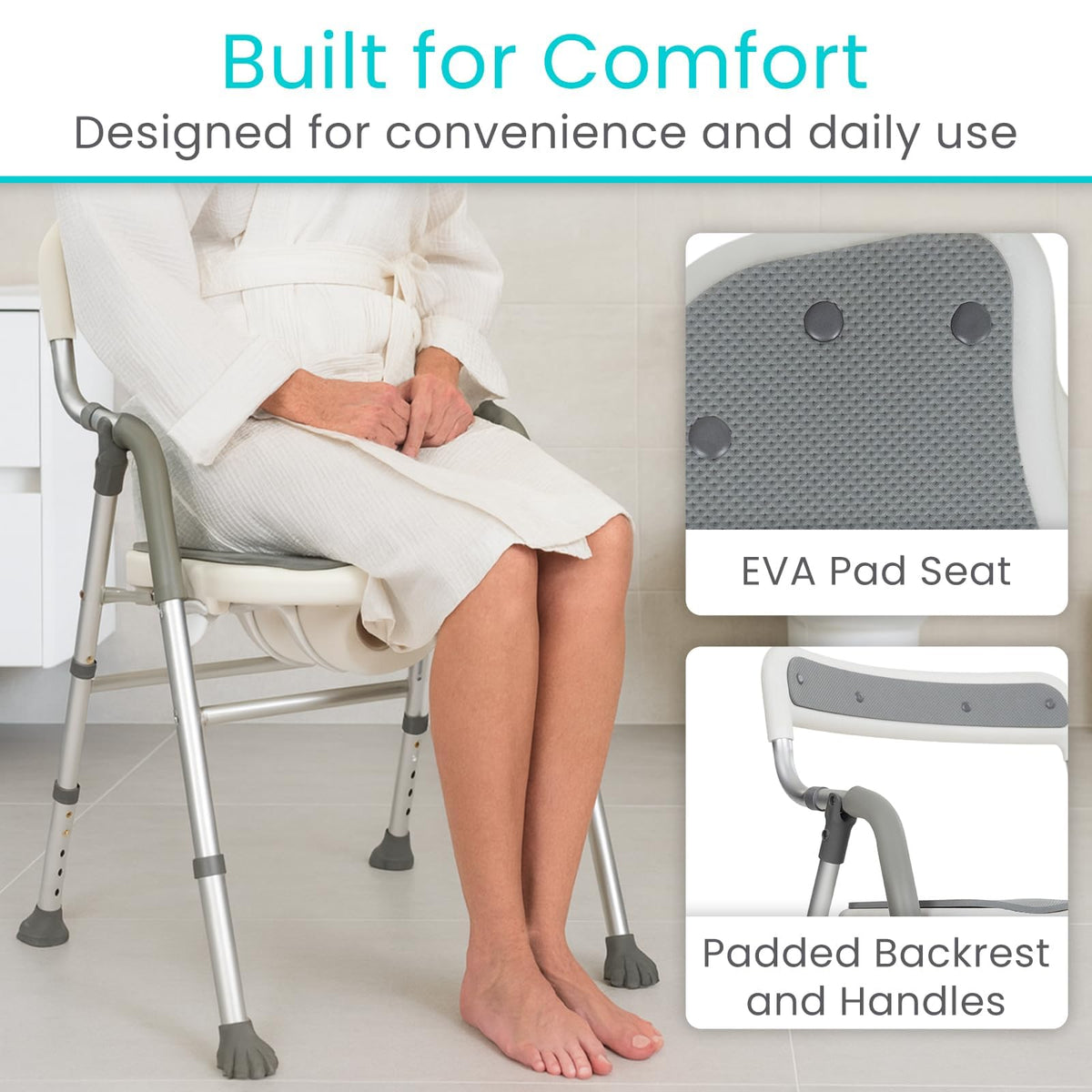 U-Shaped Shower Chair with Arms E669