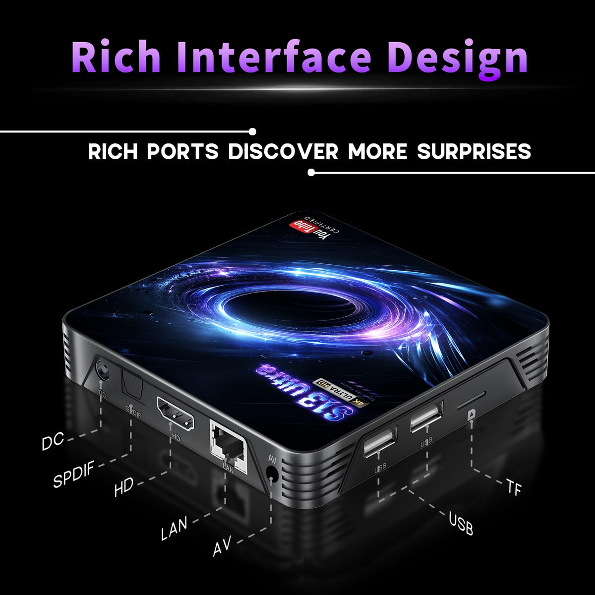 Android TV Box 4K Streaming Device S3773