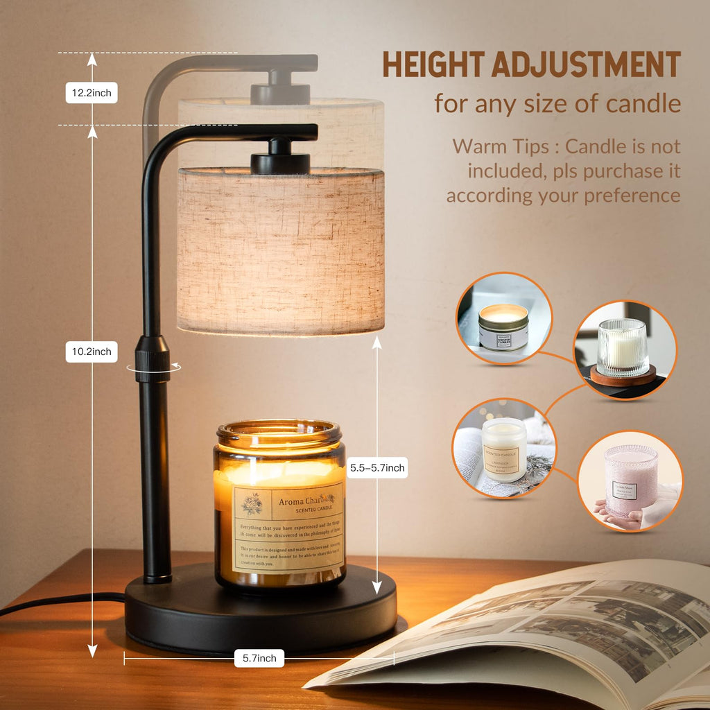 Dimmable Candle Warmer Lamp with Timer S842712