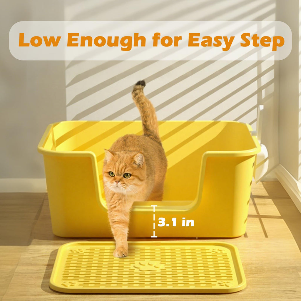 Low Entry High Sides Cat Litter Box B4373