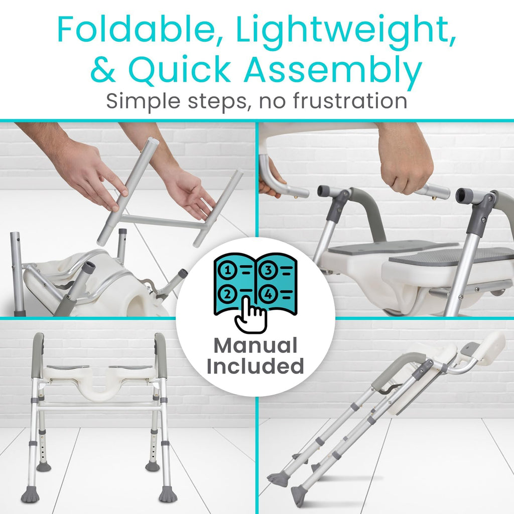 U-Shaped Shower Chair with Arms E669