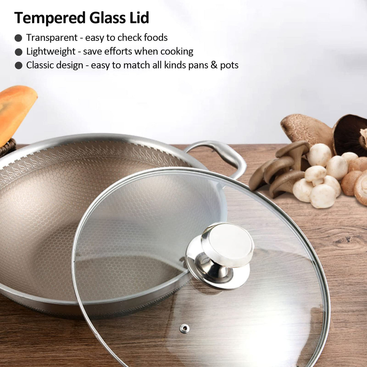 Tempered Glass Lid for 11 inches Cookware S53813