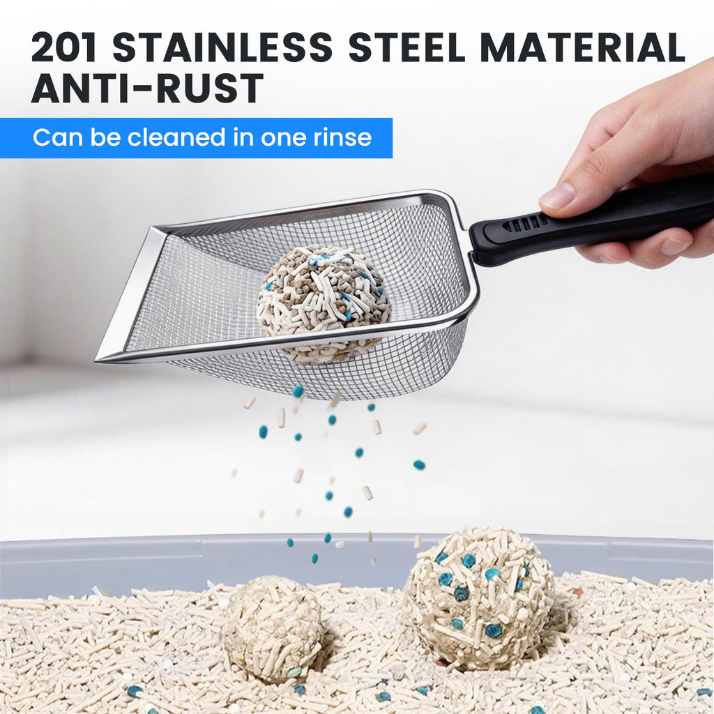 Stainless Steel Mesh Cat Litter Scoop 2.8mm Hole Z550