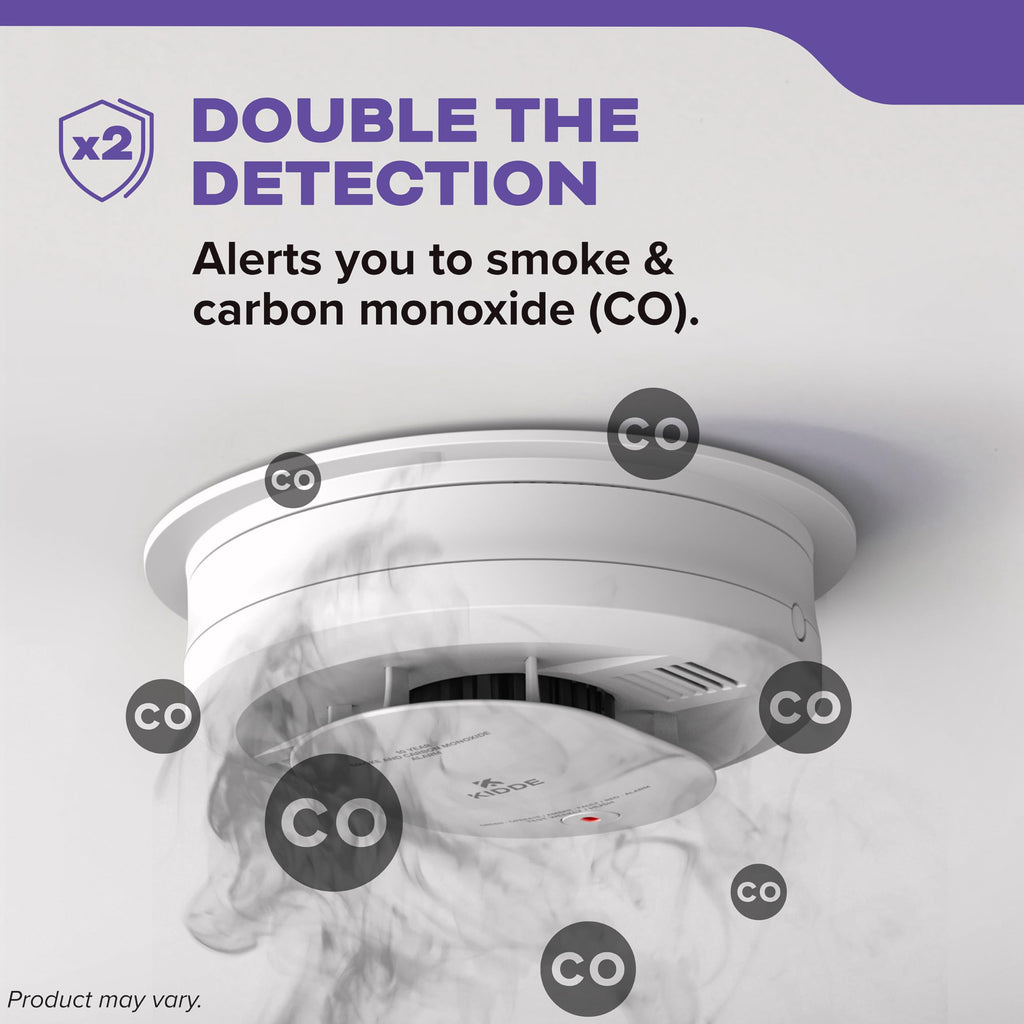 Smoke and Carbon Monoxide Detector, Hardwired with 10-Year Battery Backup A9092