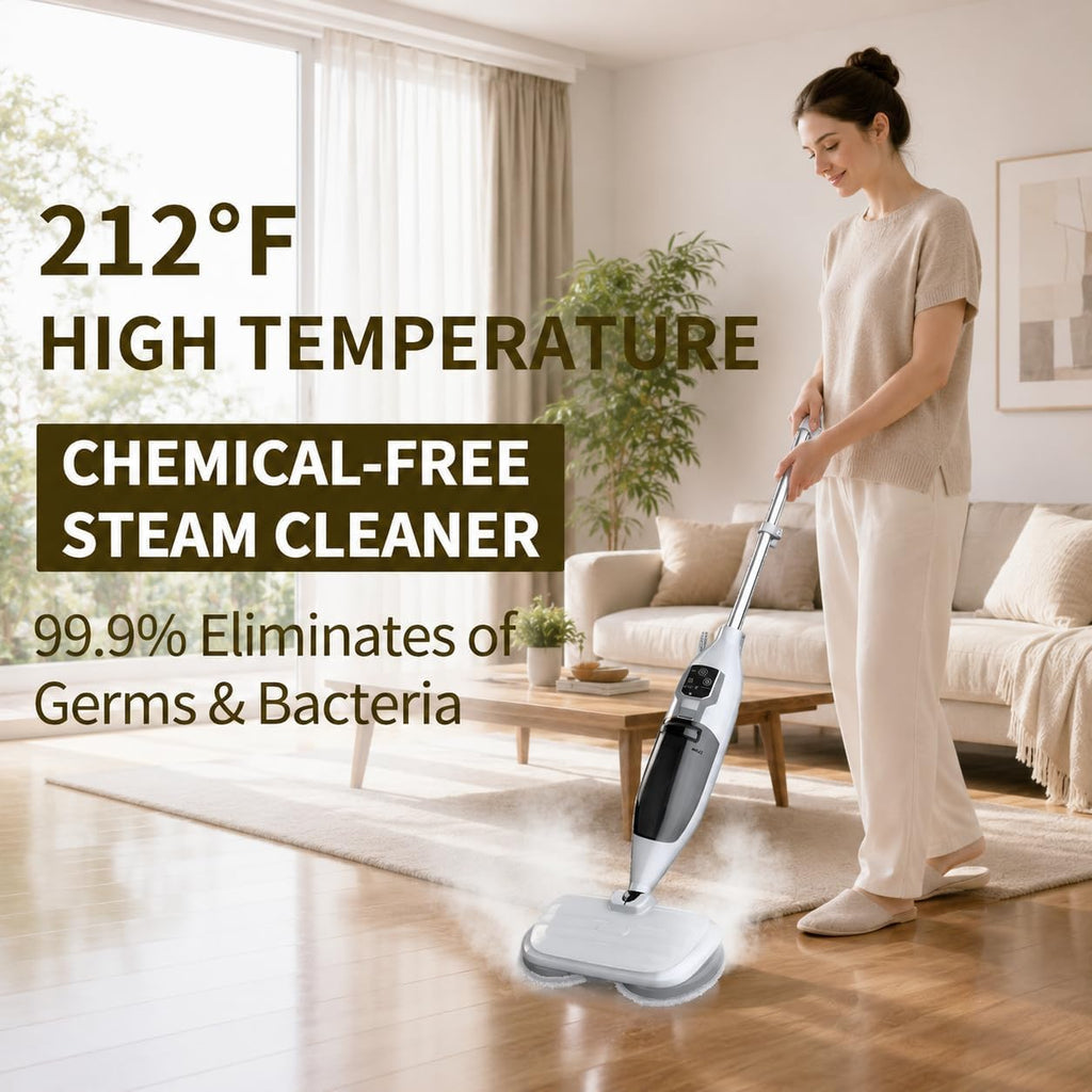 300°F Scrub & Steam Mop with 13 Accessories O269