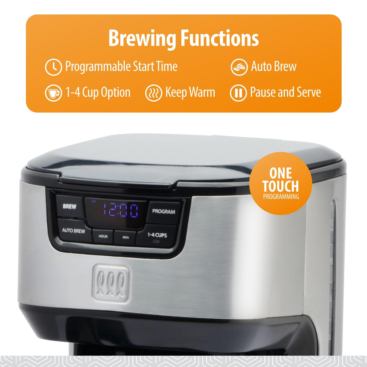 12-Cup Digital Drip Coffee Maker F5584