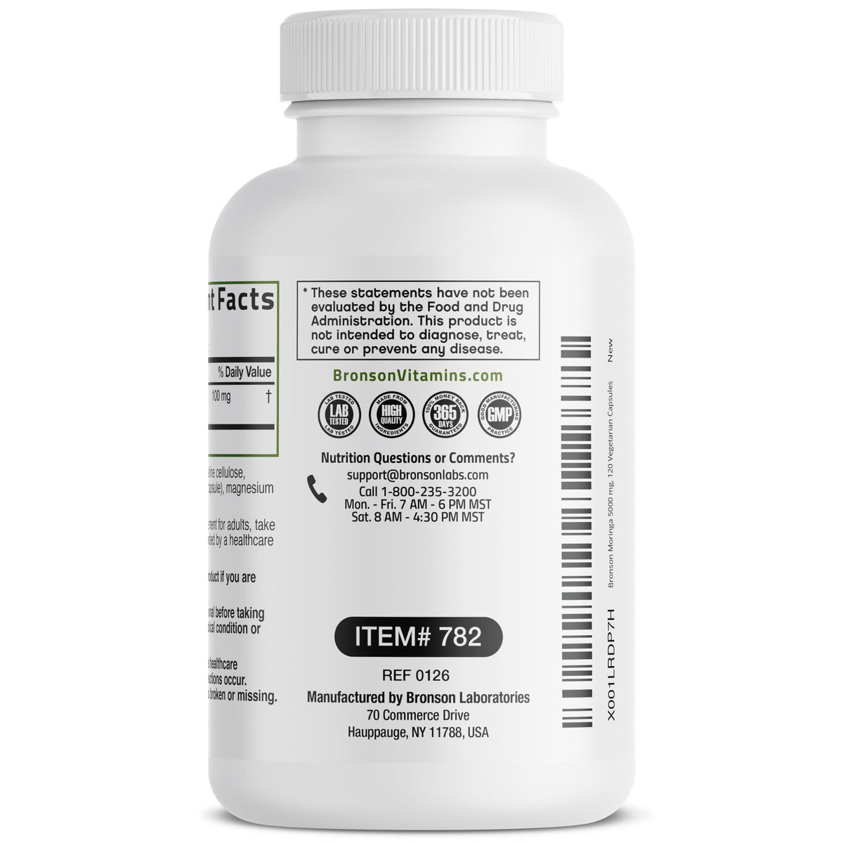 Moringa Oleifera 120 Count Capsules Y206