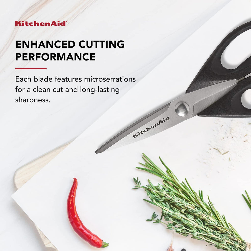 Black Stainless Steel Kitchen Shears T3858