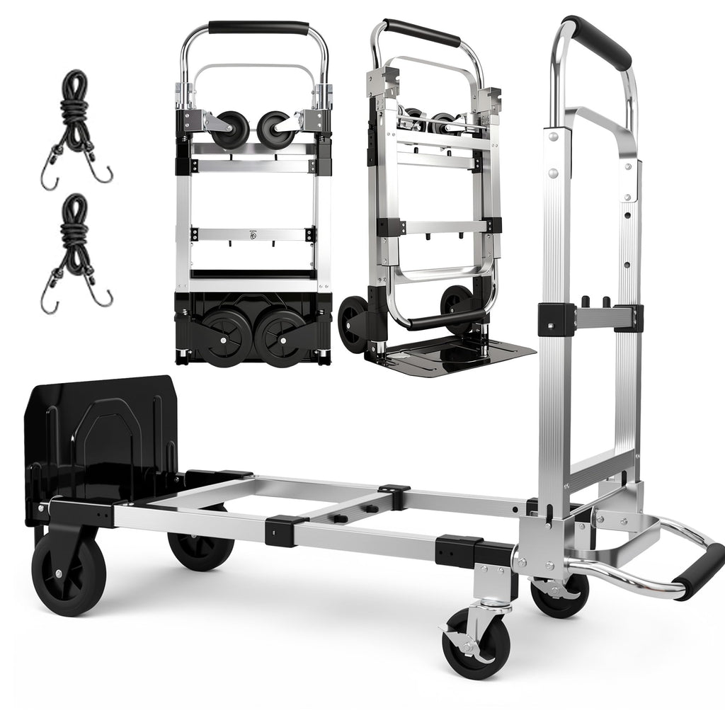 3 in 1 Convertible Folding Hand Truck with 2 Straps Z660