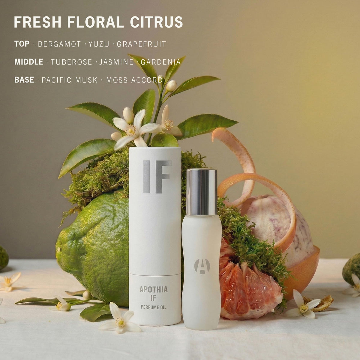 White Floral Perfume Oil Roll On 9ml V837884