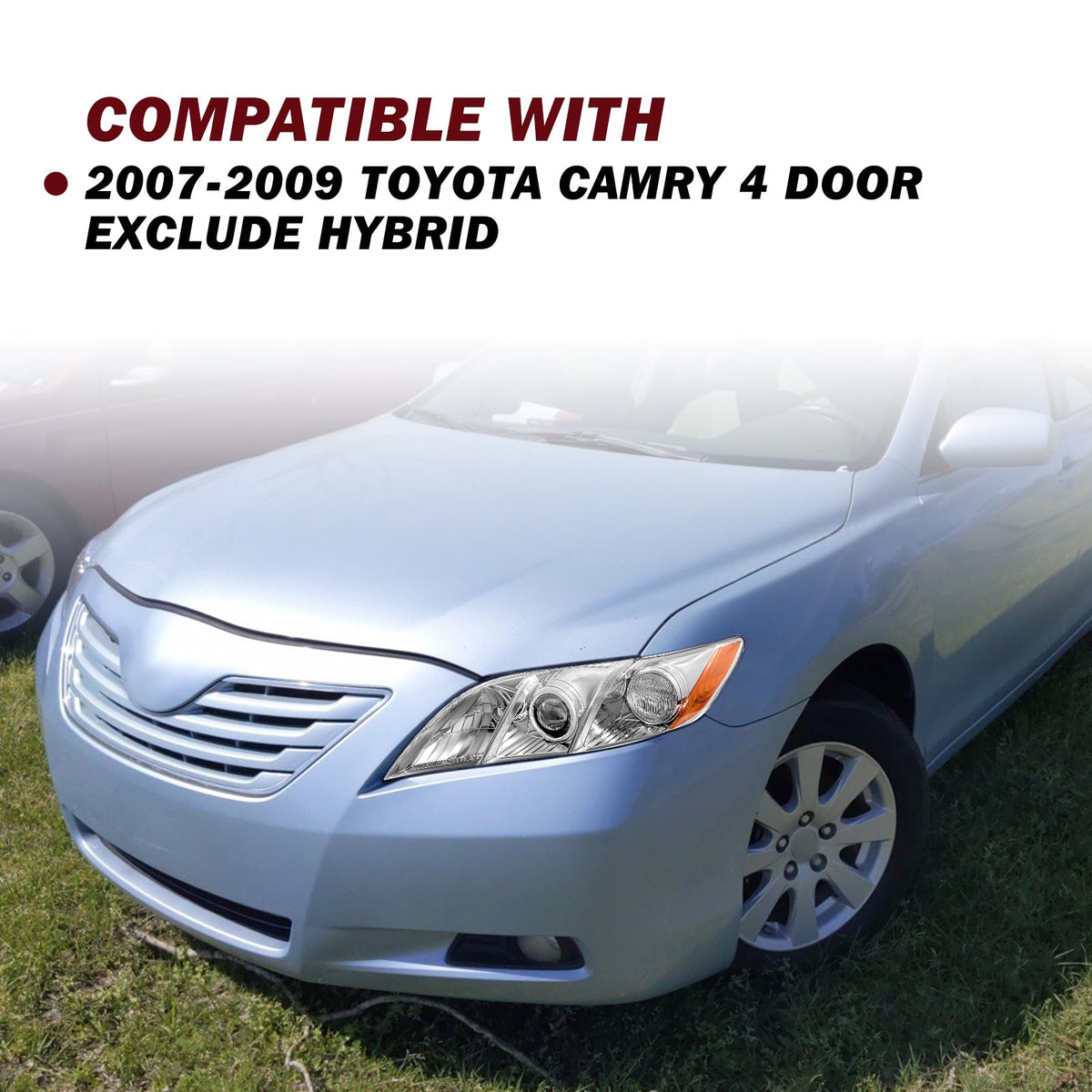 Headlight Compatible with 2007-2009 Toyota Camry V682491