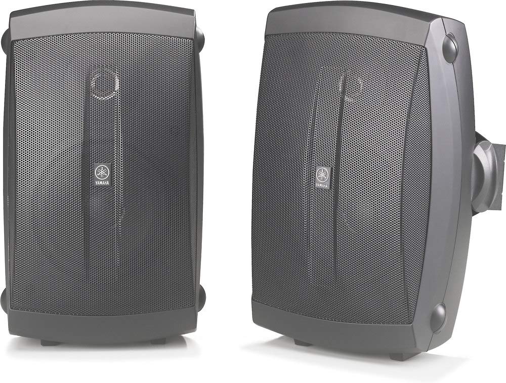 2-Way Indoor/Outdoor Speakers Pair Black B897