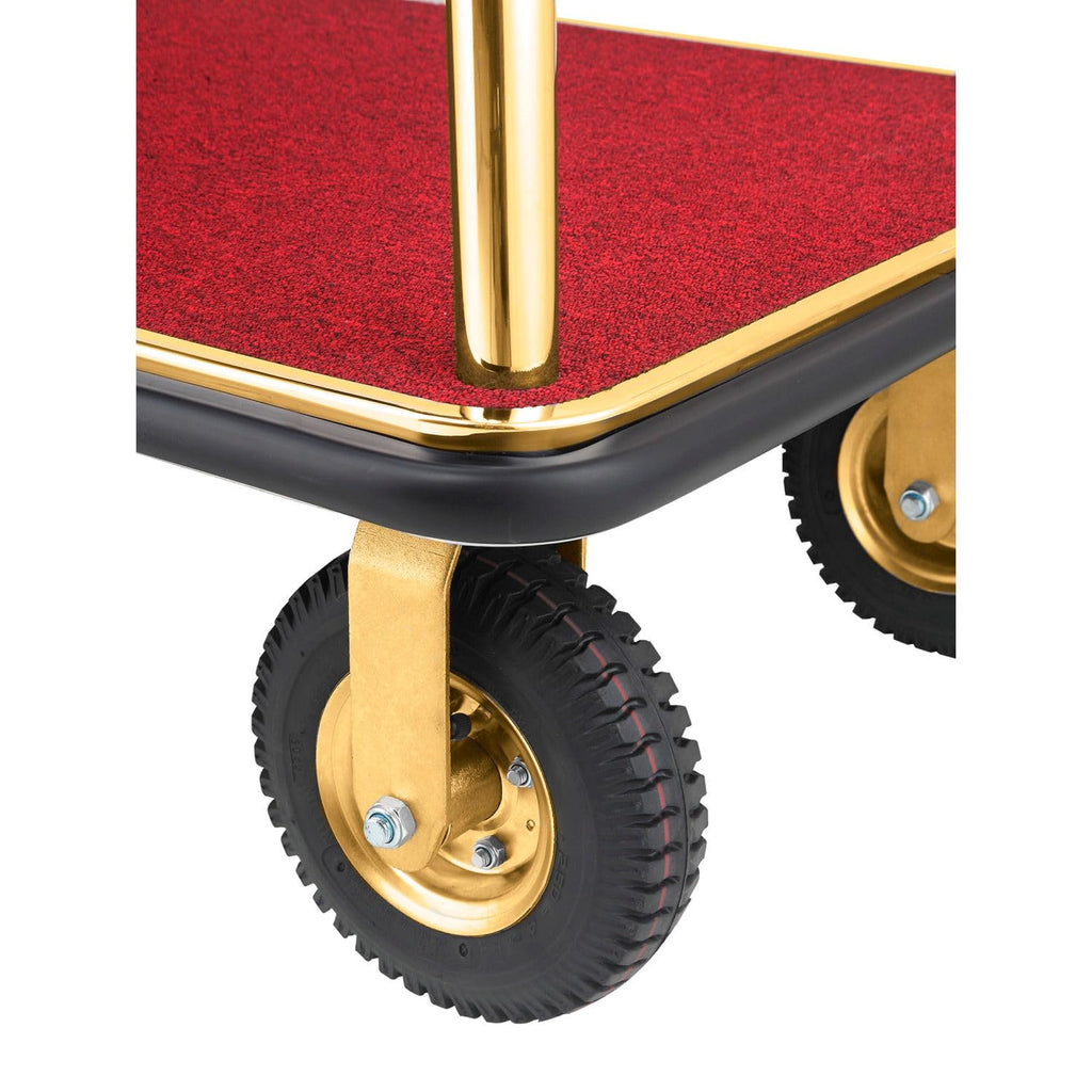 Gold Stainless Steel Bellman Cart T401698