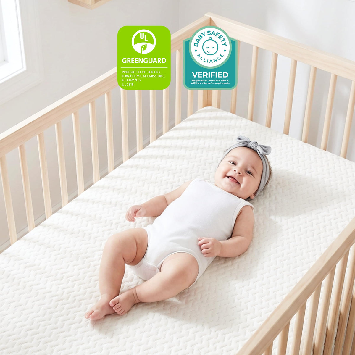 2-in-1 Crib & Toddler Mattress K126835