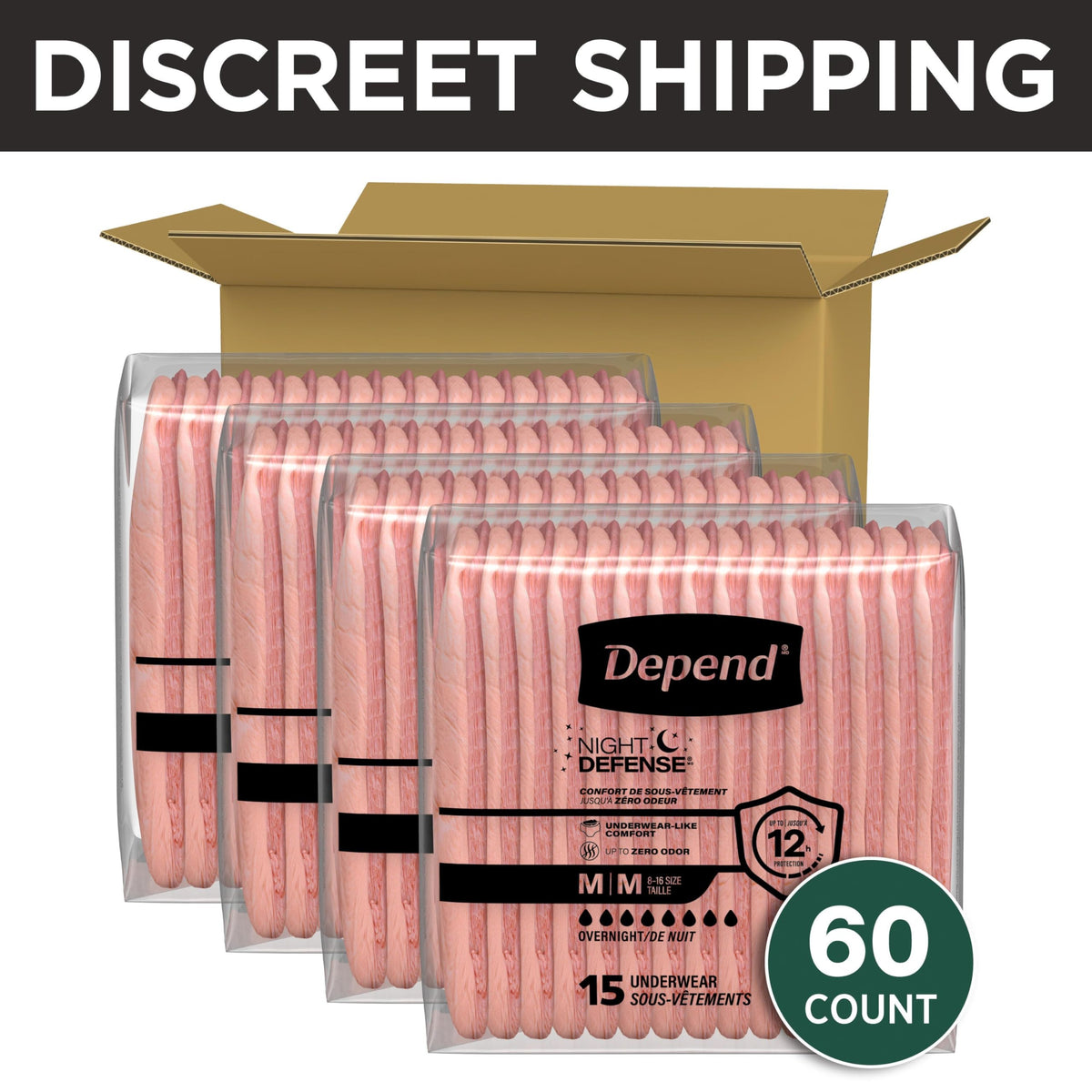 Adult Diapers for Women Medium 60 Count A506