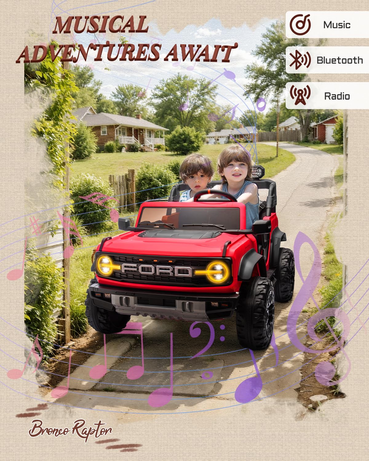 24V 2 Seater Kids Electric Ride on Truck with Remote Control N97736