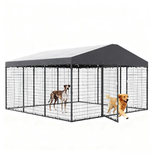 10 x 10 x 6 FT Outdoor Dog Kennel A9335
