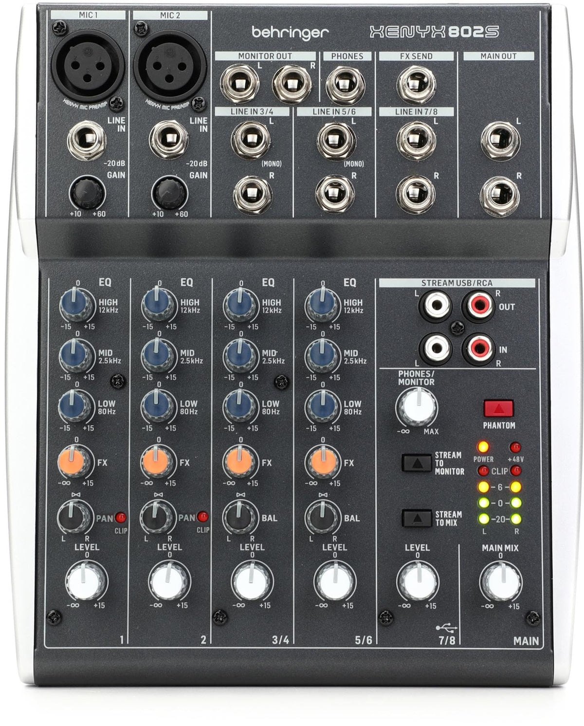 Analog 8-Input Mixer with USB Streaming Interface K547579
