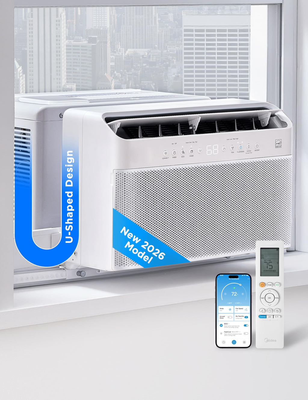 U-Shaped Window Air Conditioner L8148
