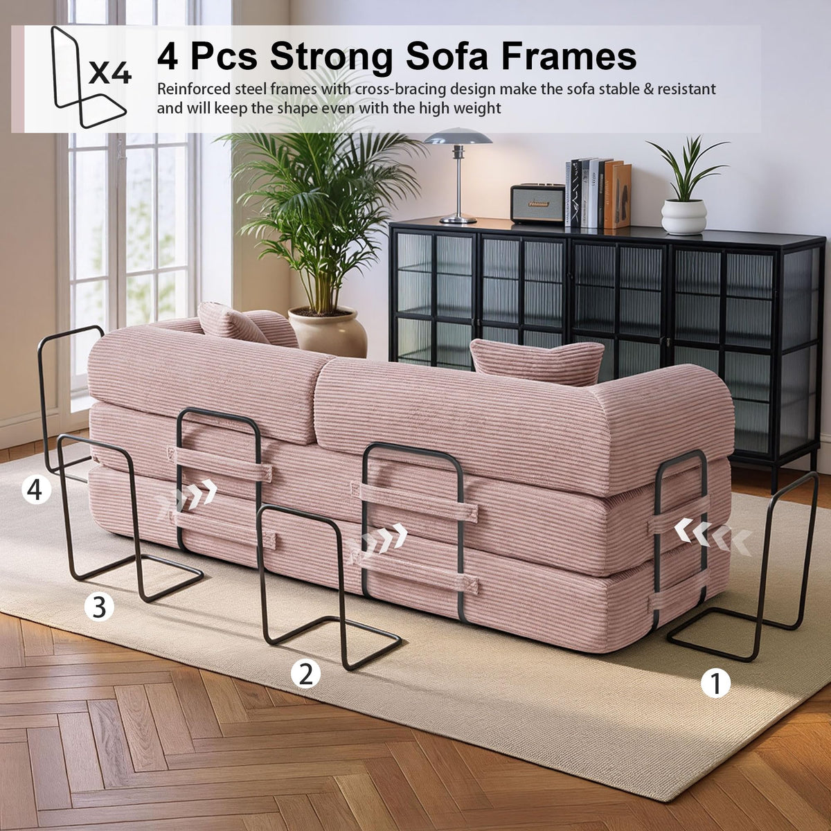 78 inch Sofa Bed Sleeper Couch T636